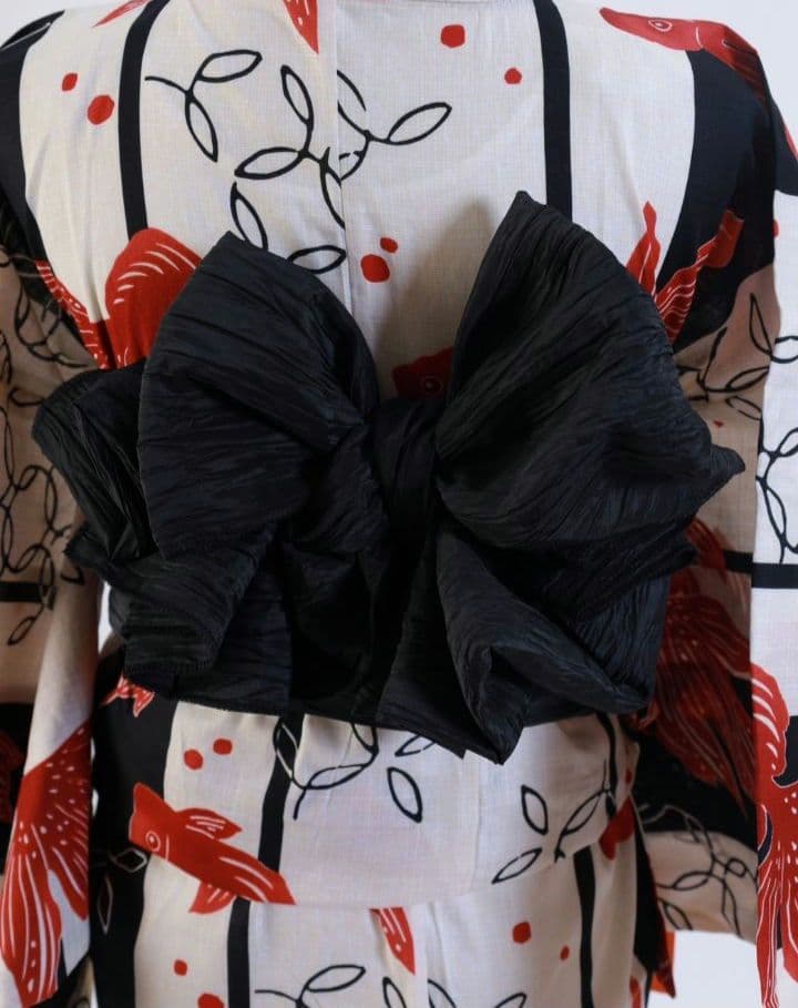 浴衣✿浴衣セット✿レディース浴衣✿しわ兵児帯✿兵児帯✿着物✿新品✿2点セット