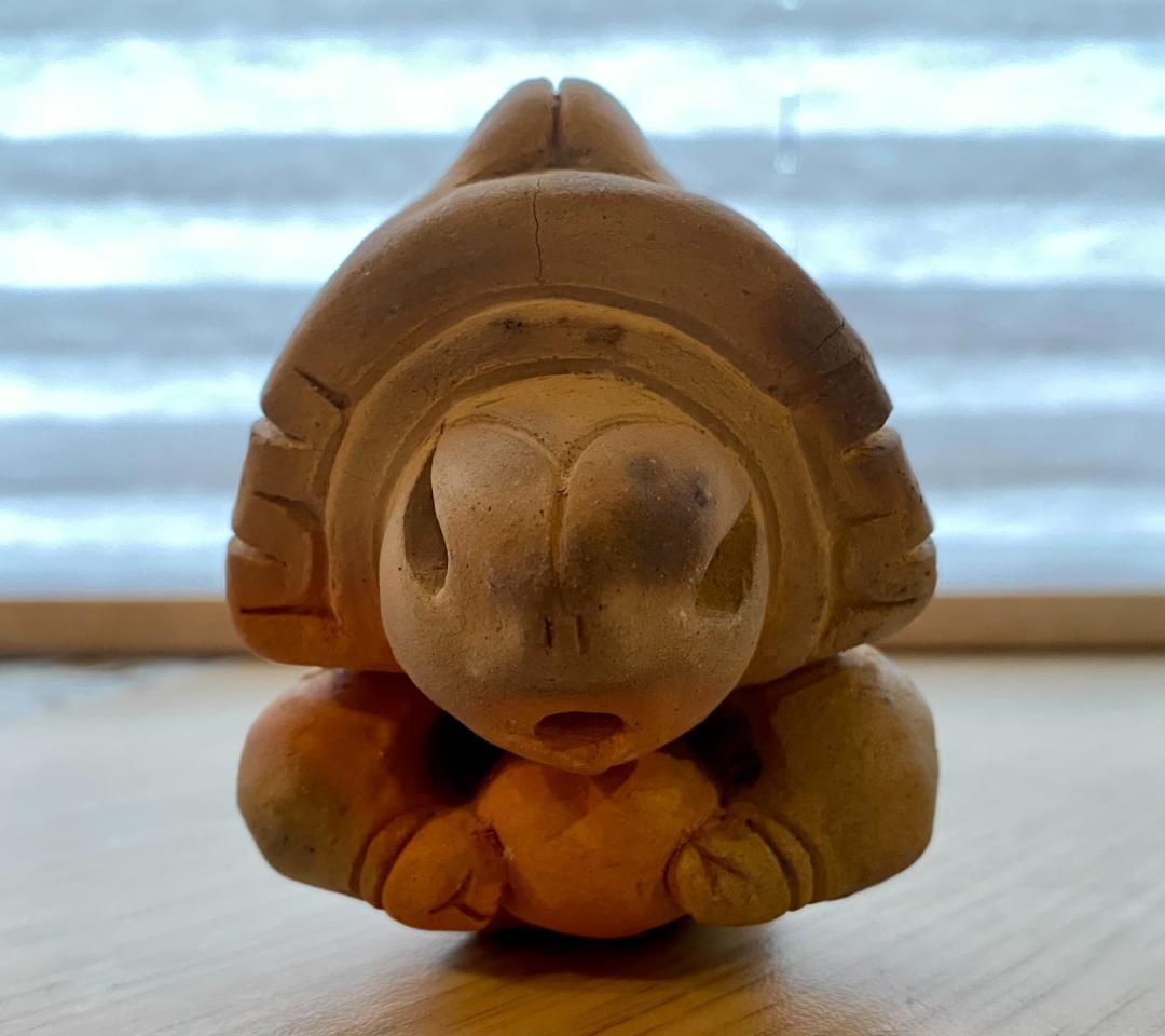 【Atsuo Nakazawa】縄文「顔面把手」山梨県韮崎市恵坂町出土