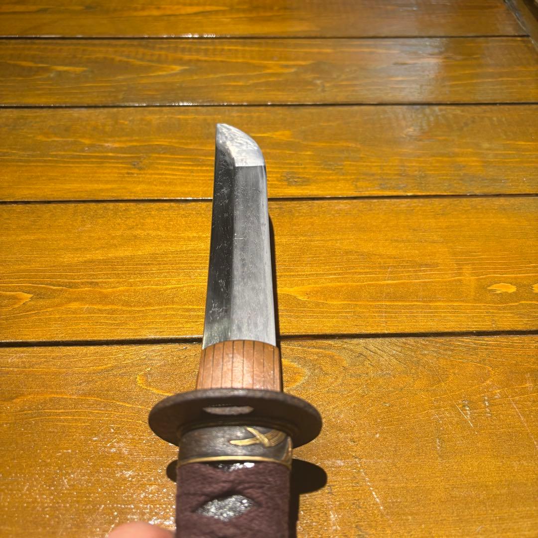 日本刀残欠クラフトナイフNo.99 則光 茎