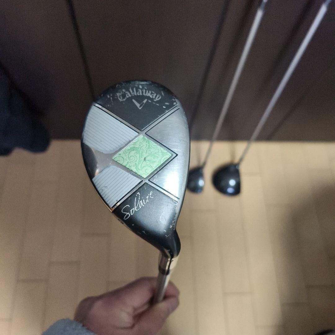 Callaway Solaire 1ドライバー、5w、6ユーティリティ3本セット