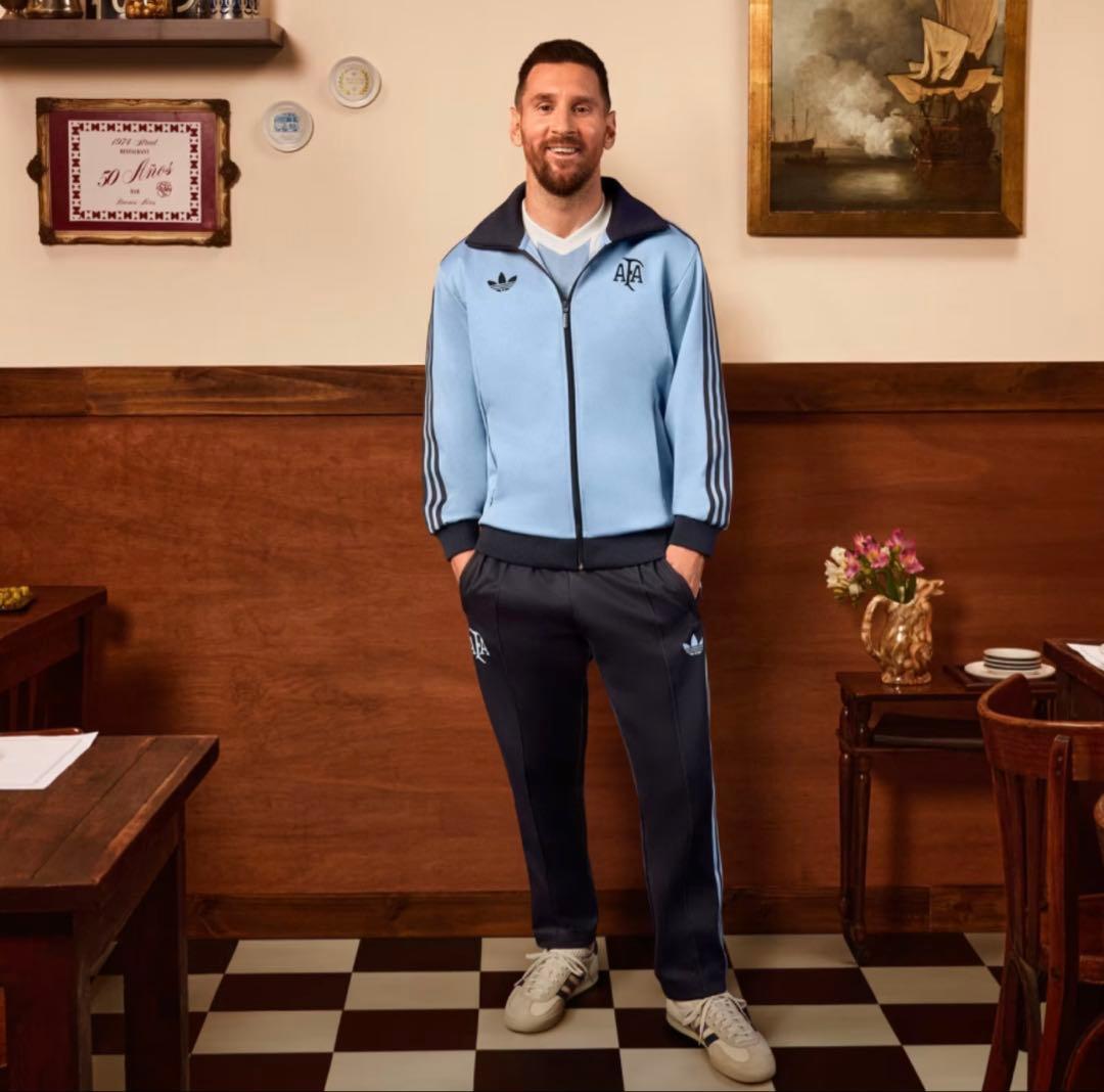 新品 メッシ着用 アルゼンチン代表 50th 記念 トラックトップ (L)