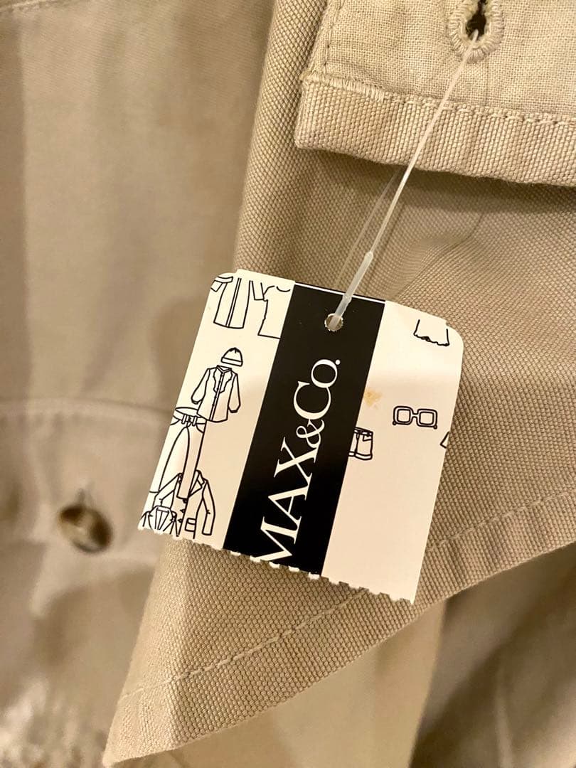 タグ付き 未使用品【Max&Co】スプリングコート モッズコート38