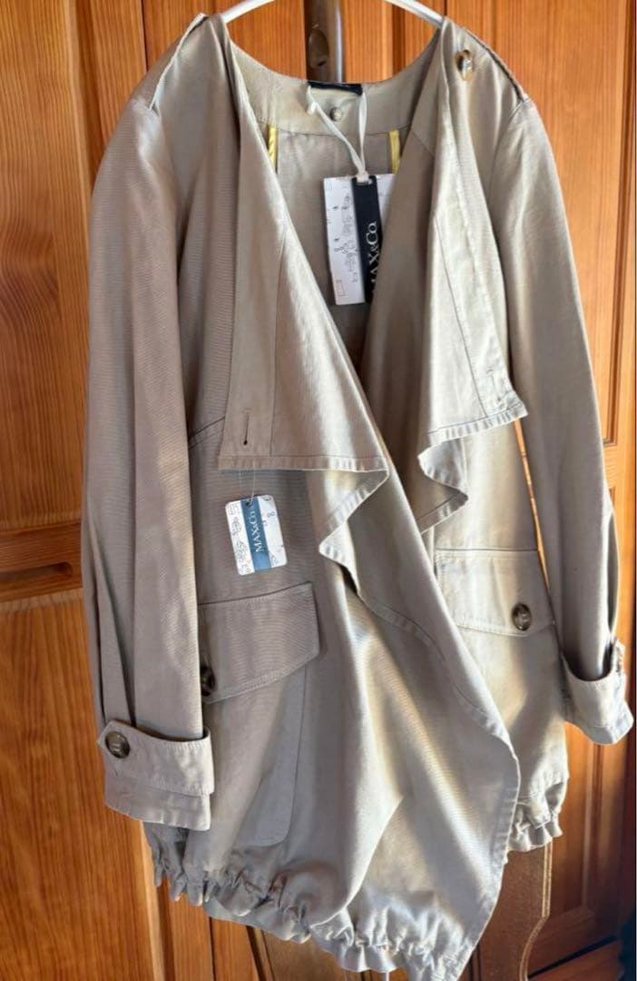 タグ付き 未使用品【Max&Co】スプリングコート モッズコート38