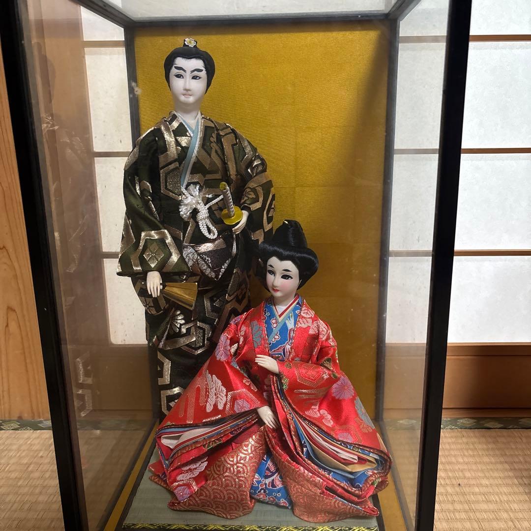 （日本人形）高級琉球木目込人形 男女セット　日本人形沖縄