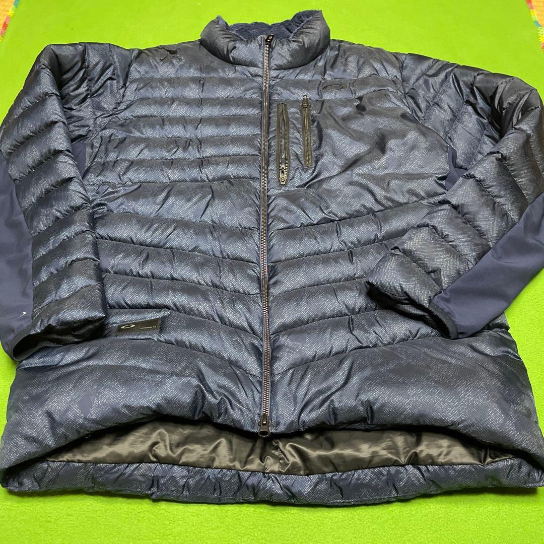 Oakley ゴルフメンズ　ダウンジャケット　ネイビー　2XL