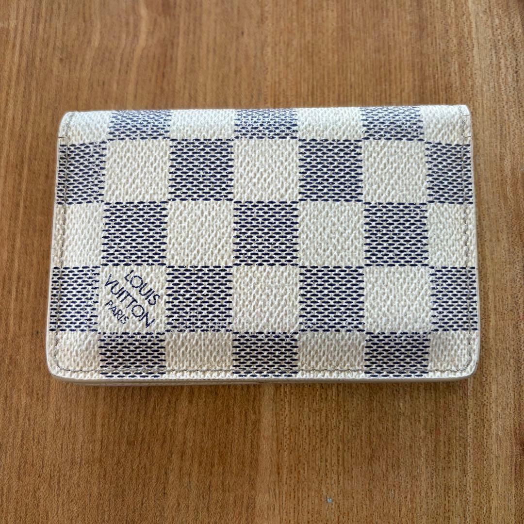 その⚫︎Louis Vuitton ダミエ・アズール 名刺入れ
