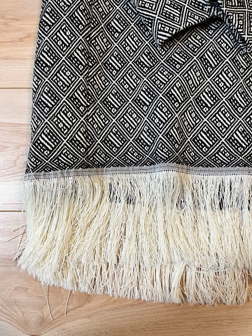 mame フリンジワンピース