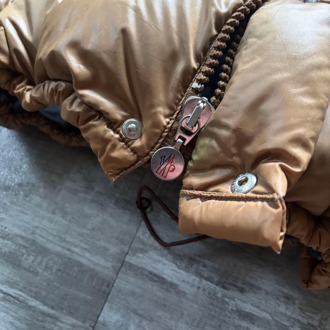 【超希少茶タグ⭐️】Moncler モンクレール　ダウン　茶色ブラウン 0 サイズ