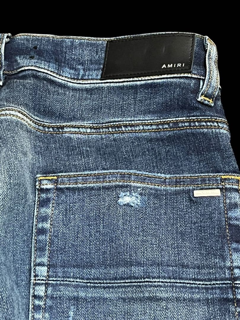幻 AMIRI MX1 CLAY CLASSIC Damaged Denim