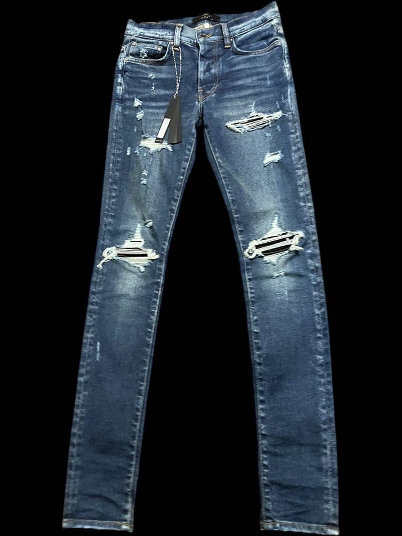 幻 AMIRI MX1 CLAY CLASSIC Damaged Denim