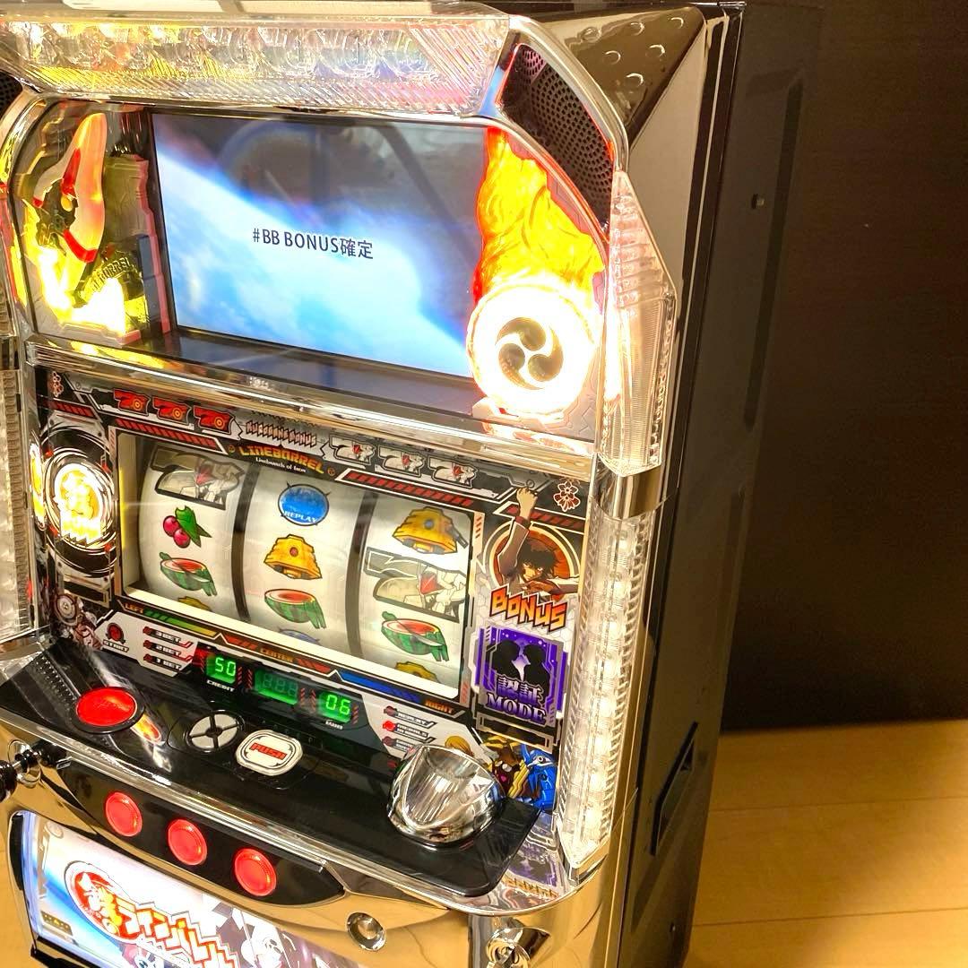 希少！ パチスロ 鉄のラインバレル 実機 白ロム搭載機 直撃+ウェイトカット♪