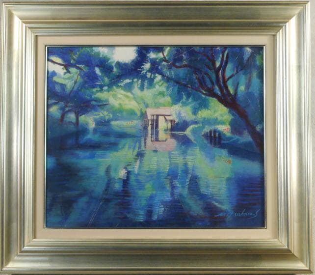 齋藤光晴　 　水車小屋のある風景