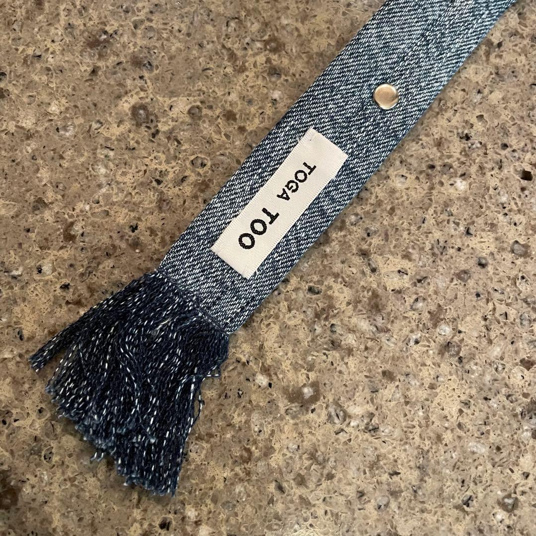 TOGA Denim ribbon tie トーガ　デニムリボンタイporter
