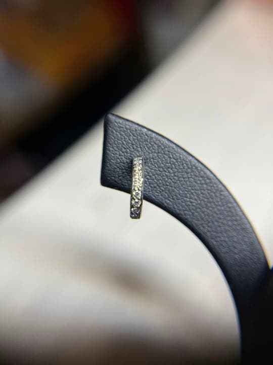 【新品 未使用】プラチナ ダイヤモンド ピアス 片耳