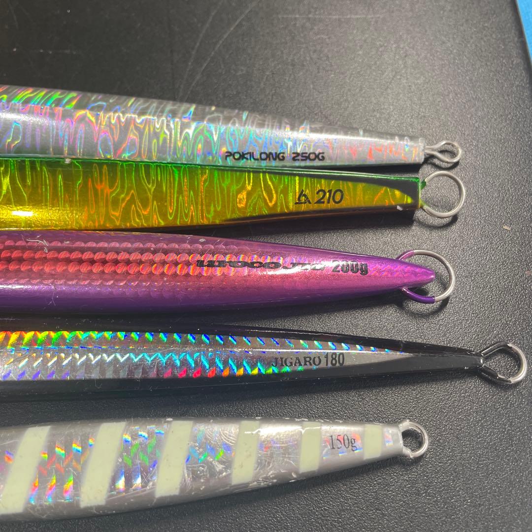 日本海ジギング5点セット　コンビリングおまけ付き