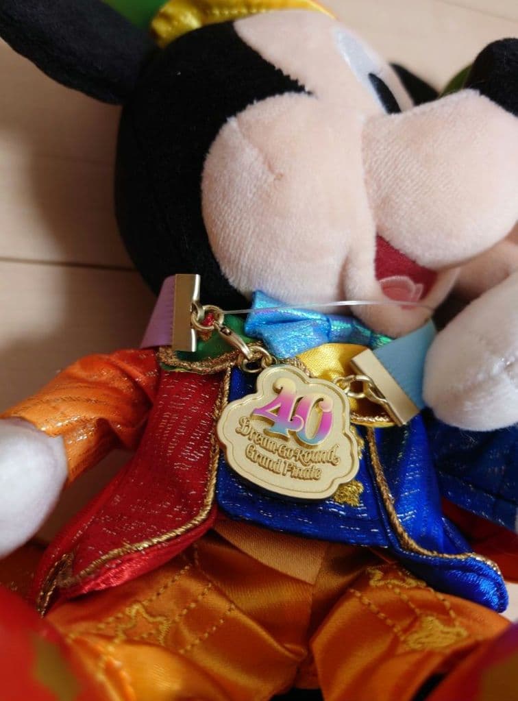 ディズニーランド40周年　グランドフィナーレ　ミッキーミニーぬいぐるみ　ドリーム
