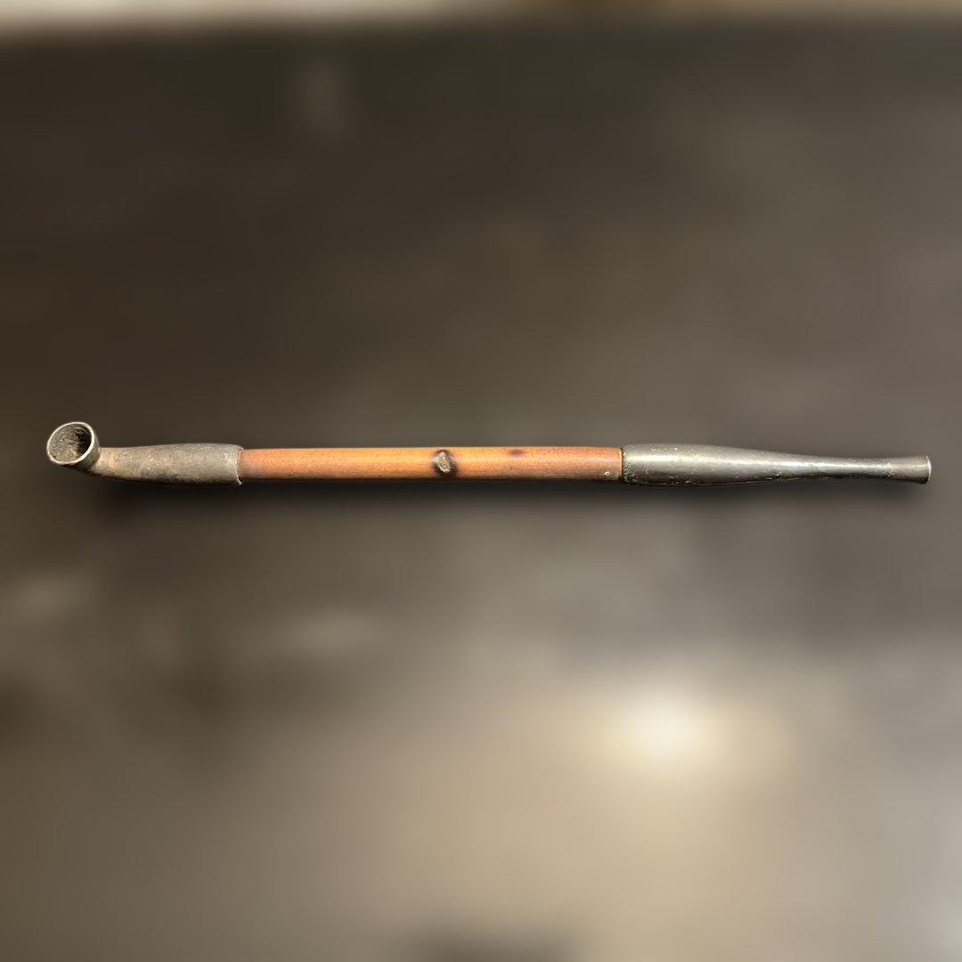 純銀製　刻印　両国　村田　キセル　時代物　送料無料　総重量34.4g