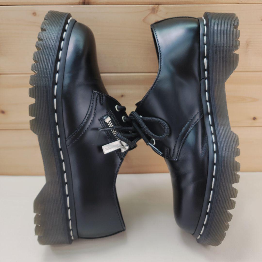 ドクターマーチン 1461 ZIP BEX ホワイトステッチ 3ホール 25cm