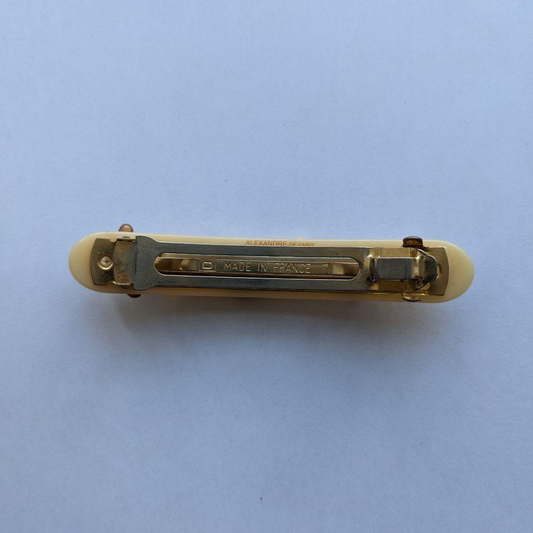 美品♡ アレクサンドル ドゥ パリ フルーレット バレッタ お花 フラワー