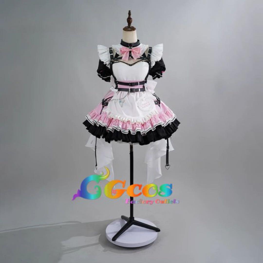 バーチャルYouTuber　Vtuber　博衣こより　メイド衣装　コスプレ衣装