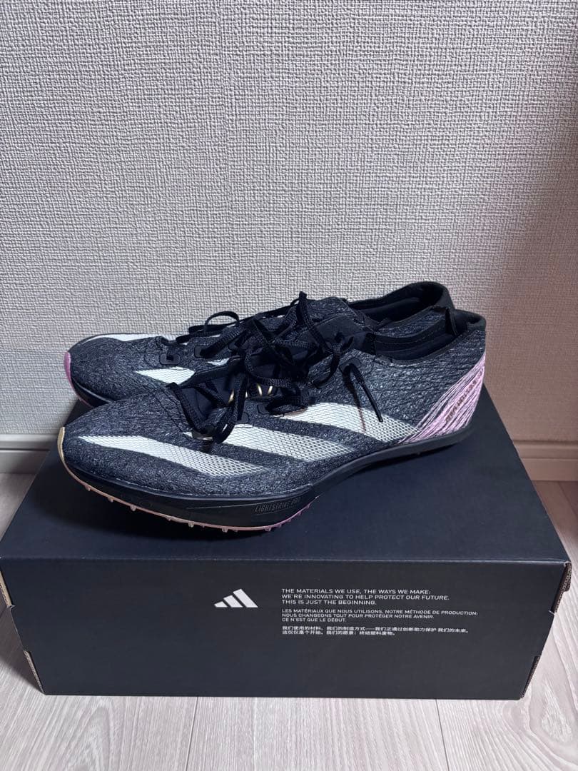 adidas prime sp3 26.5cm ブラック/ホワイト/ピンク