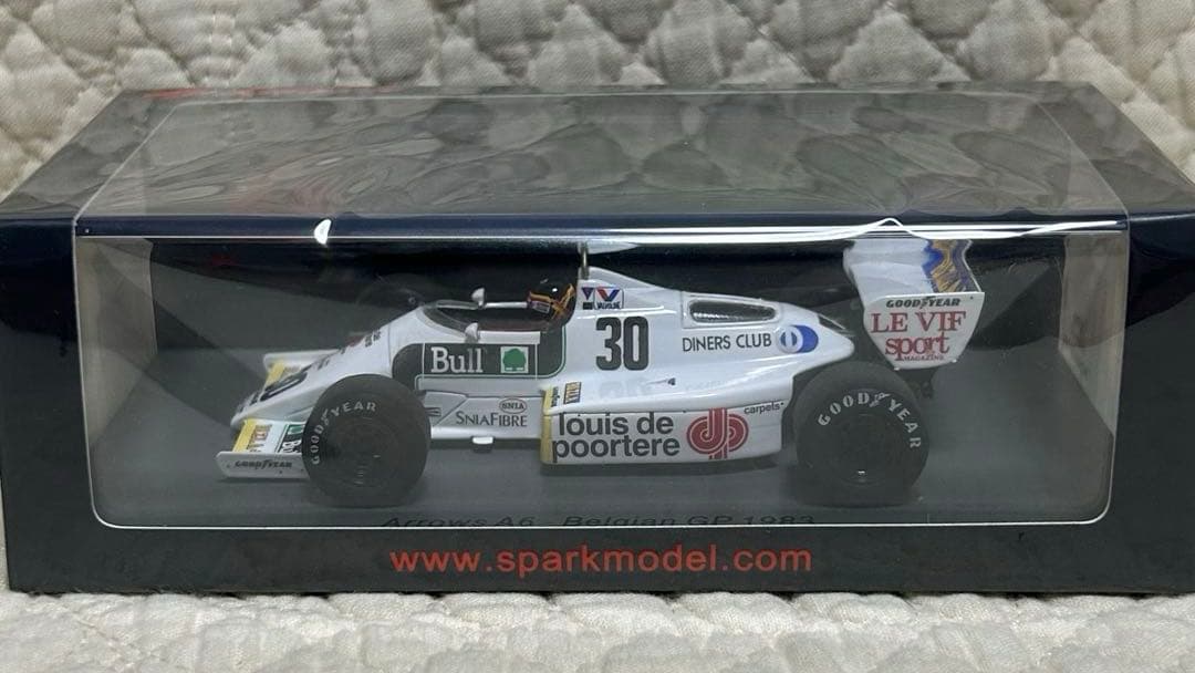 スパーク1/43 アロウズA6 T.ブーツェン1983ベルギー　F1デビュー戦