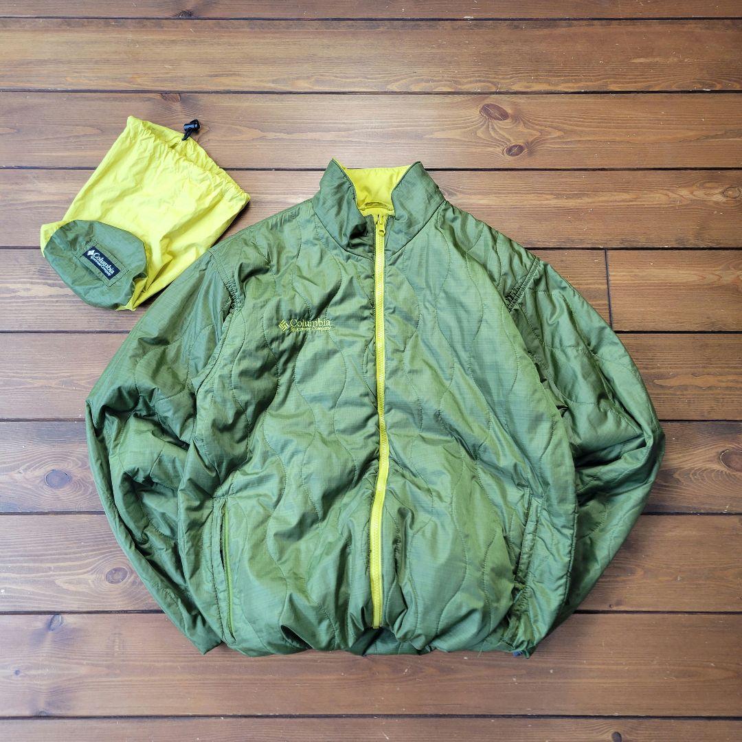 【今季大注目】コロンビア リバーシブル キルティング パフジャケット 短丈