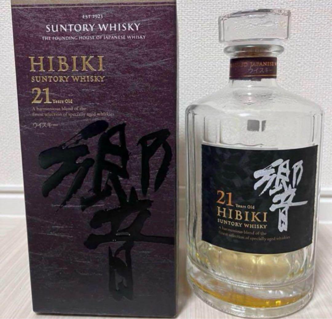 SUNTORY HIBIKI 21年ウイスキー 空箱 空瓶