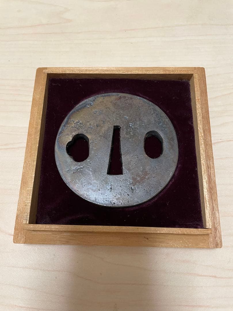 雲州弘光　金属製 鍔(つば) 専用ケース付き