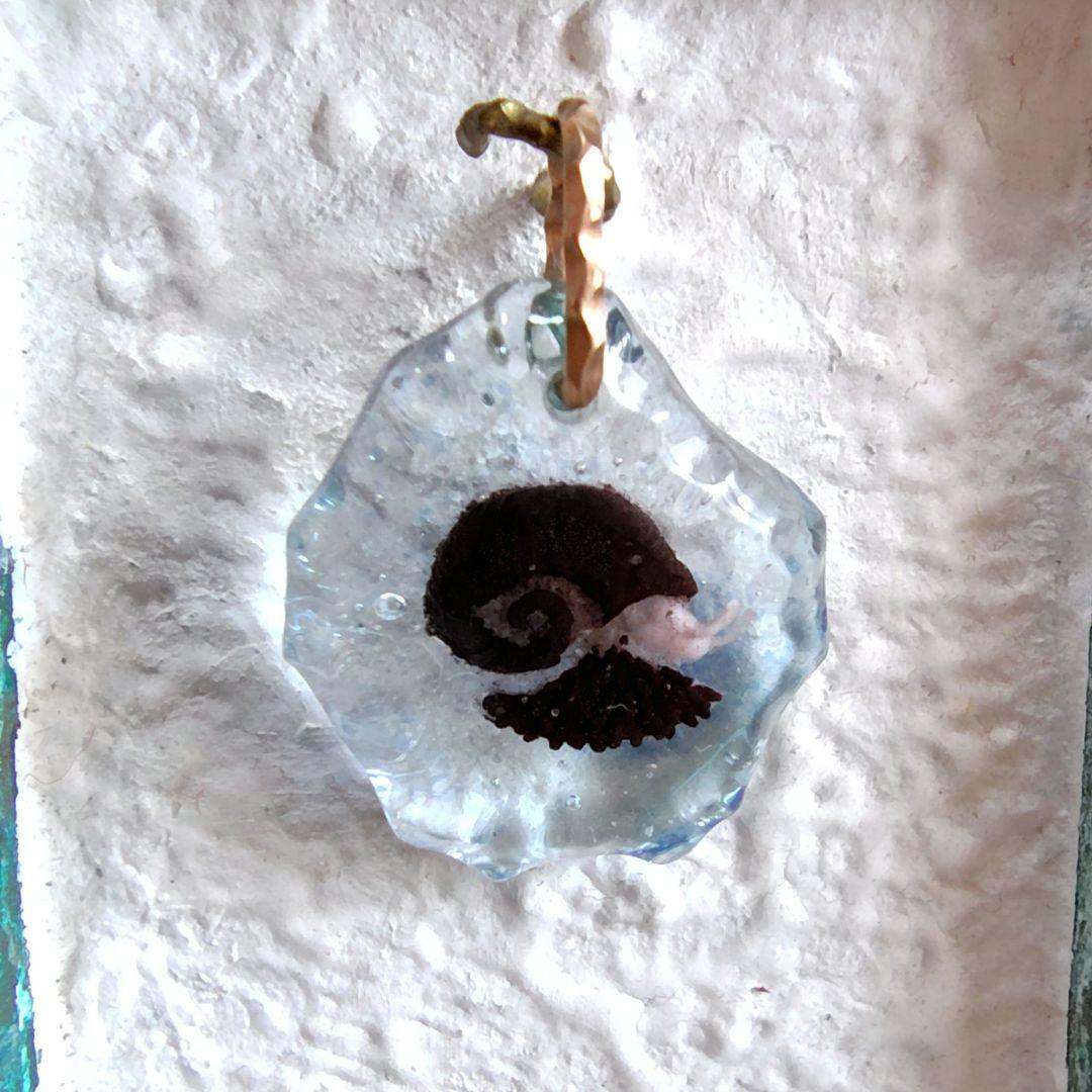 ナカダマサヒデ 1cmの宇宙 ガラス彫刻 ペンダント スケーリーフット