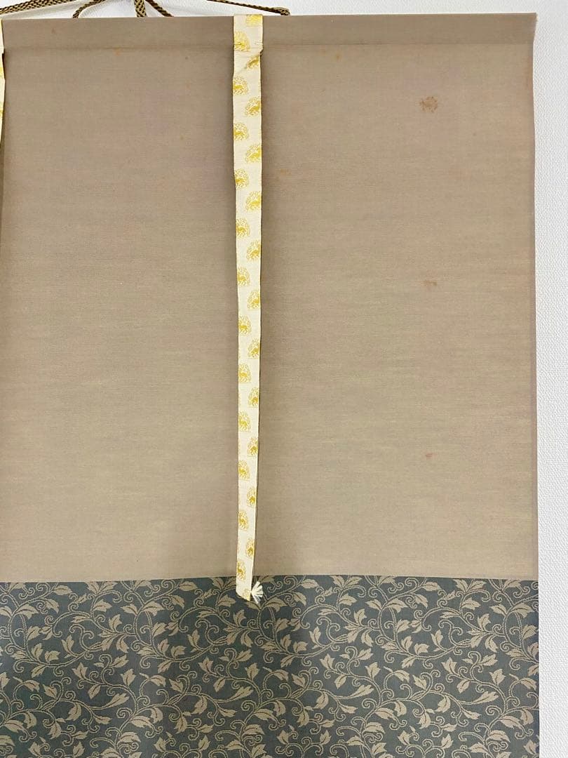 掛軸 茶掛 小堀定泰和尚筆【白雲起峰頂】自筆横物 富士ノ画 画讃 大徳寺 住職