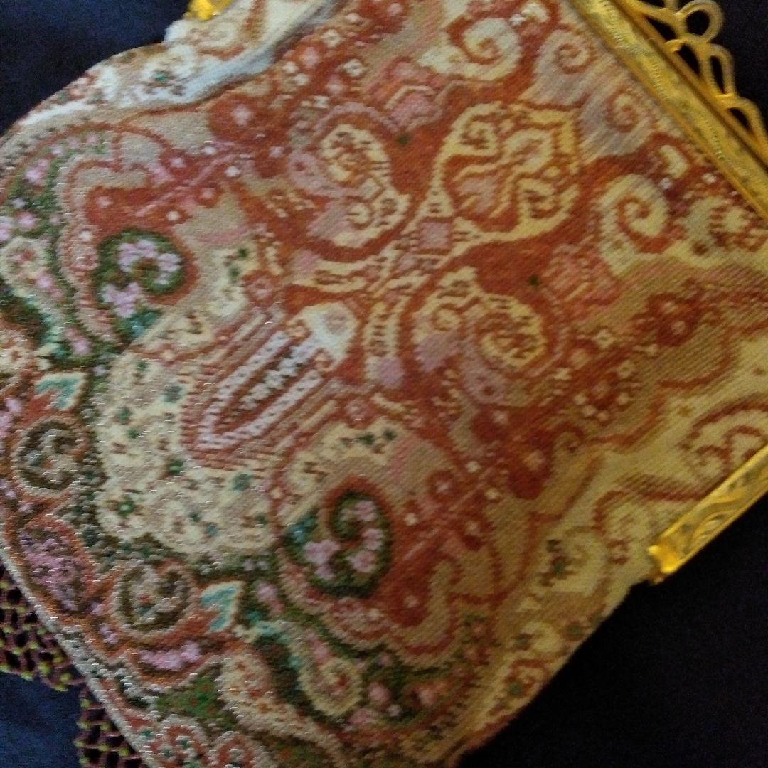 アンティーク極小ビーズのパーティーバッグビンテージフランス