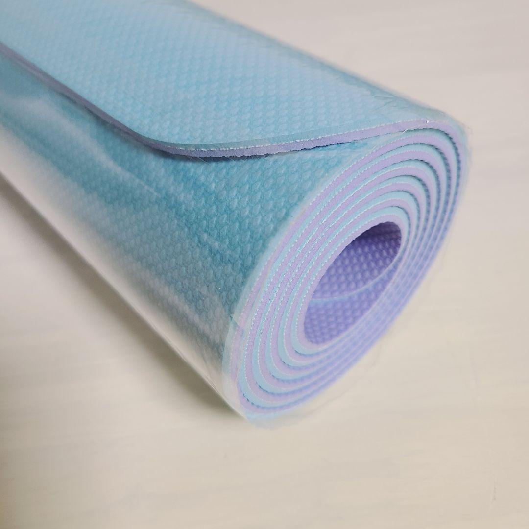 新品未開封！リバーシブルヨガマット スカーラ SUKALA アクア