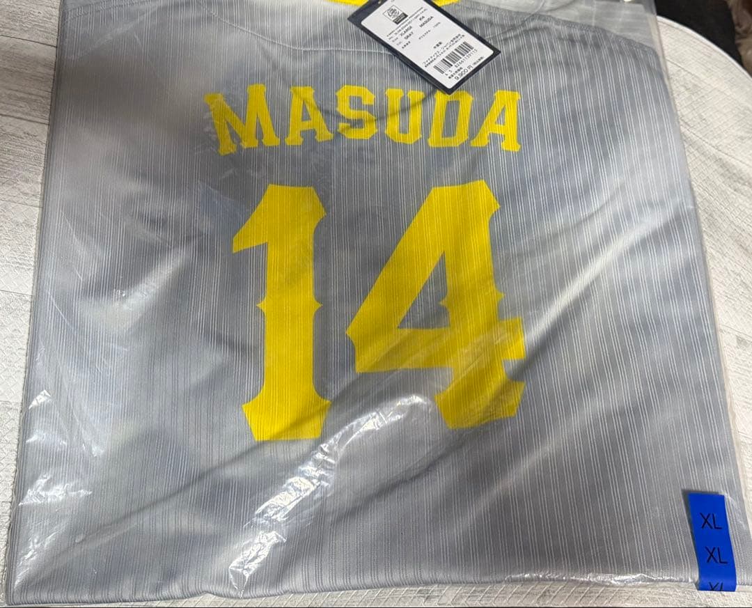 【新品未開封品】埼玉西武ライオンズ　増田達至　イエローシリーズユニフォーム XL