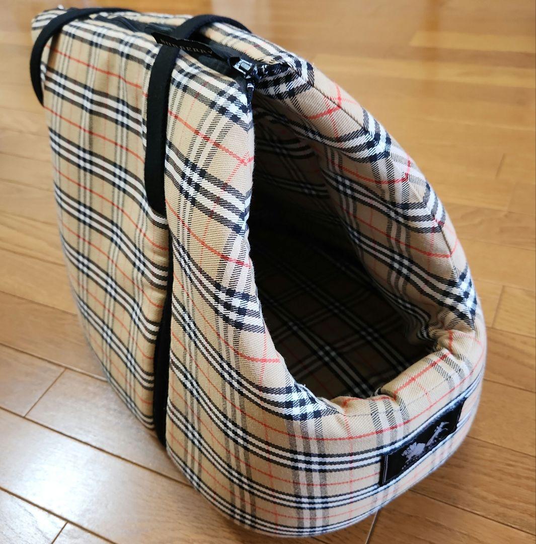 こ*た様 希少✨美品✨ バーバリー ペットキャリーバッグ クッション性 ノバチェ