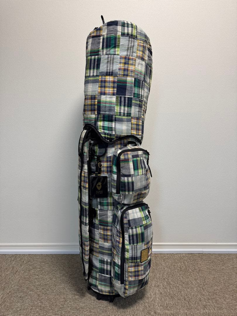 V12 ヴィトゥエルヴ　パッチワーク柄　着せ替えキャディバッグ