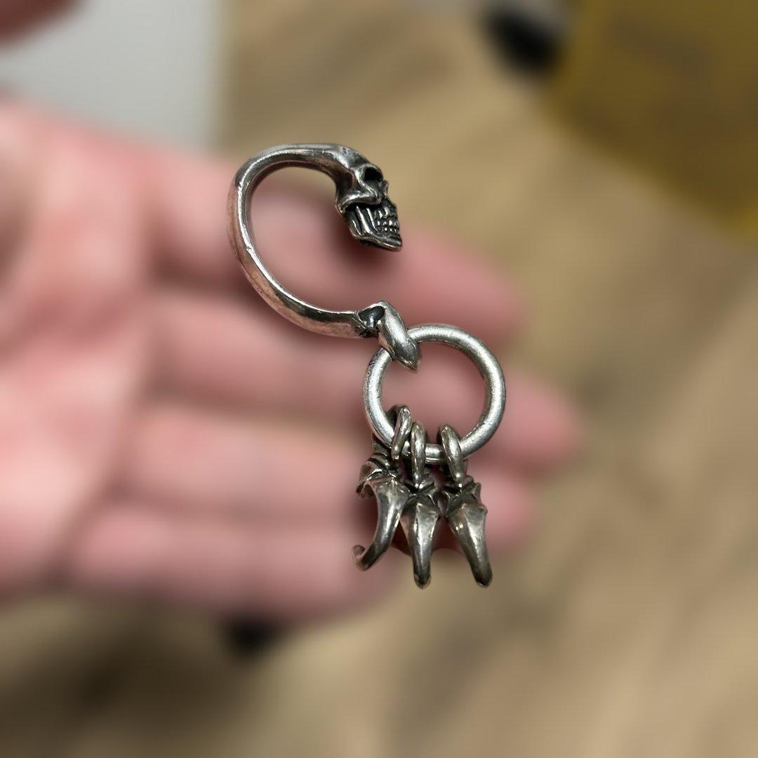 L.S.Dラウドスタイルデザイン×デブブリードスカルキーリングカラビナフック