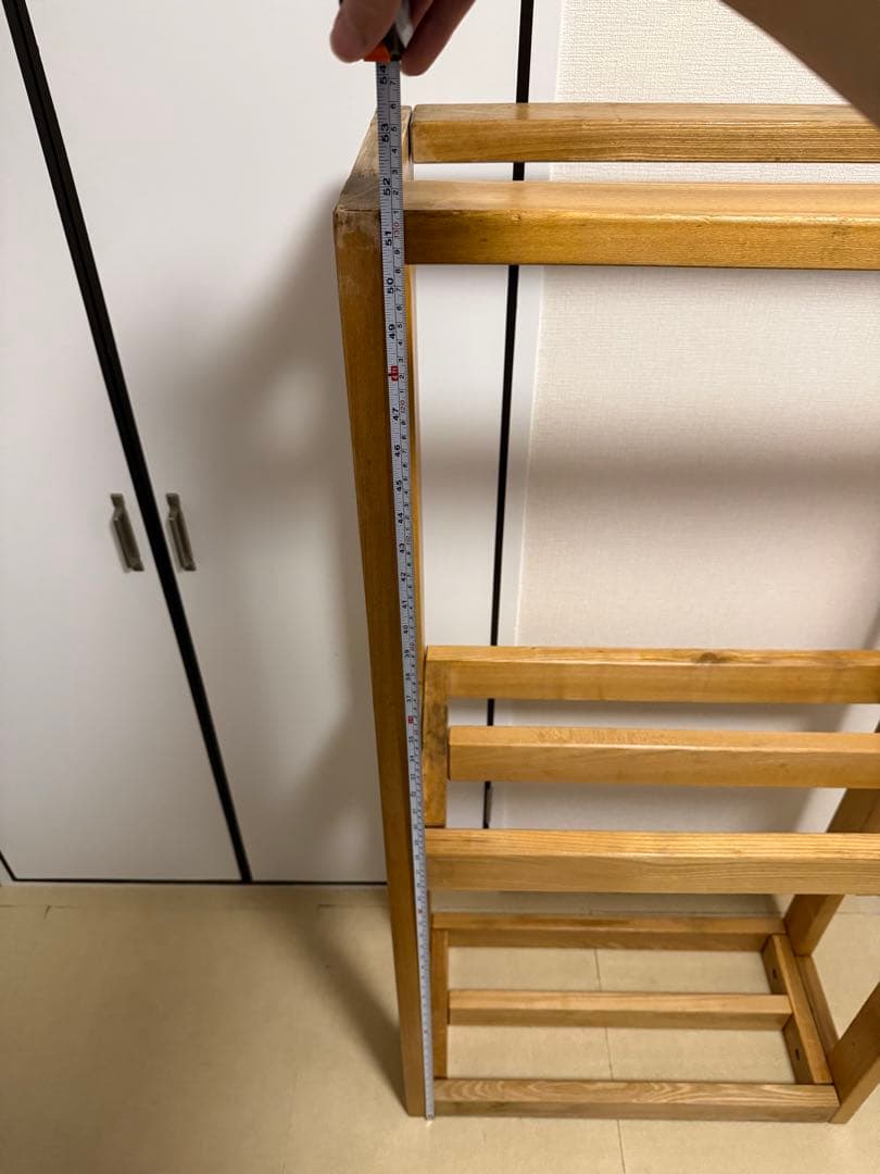 60cm用水槽台・マーフィード・木製水槽台・キャビネット・水槽棚・3段　①