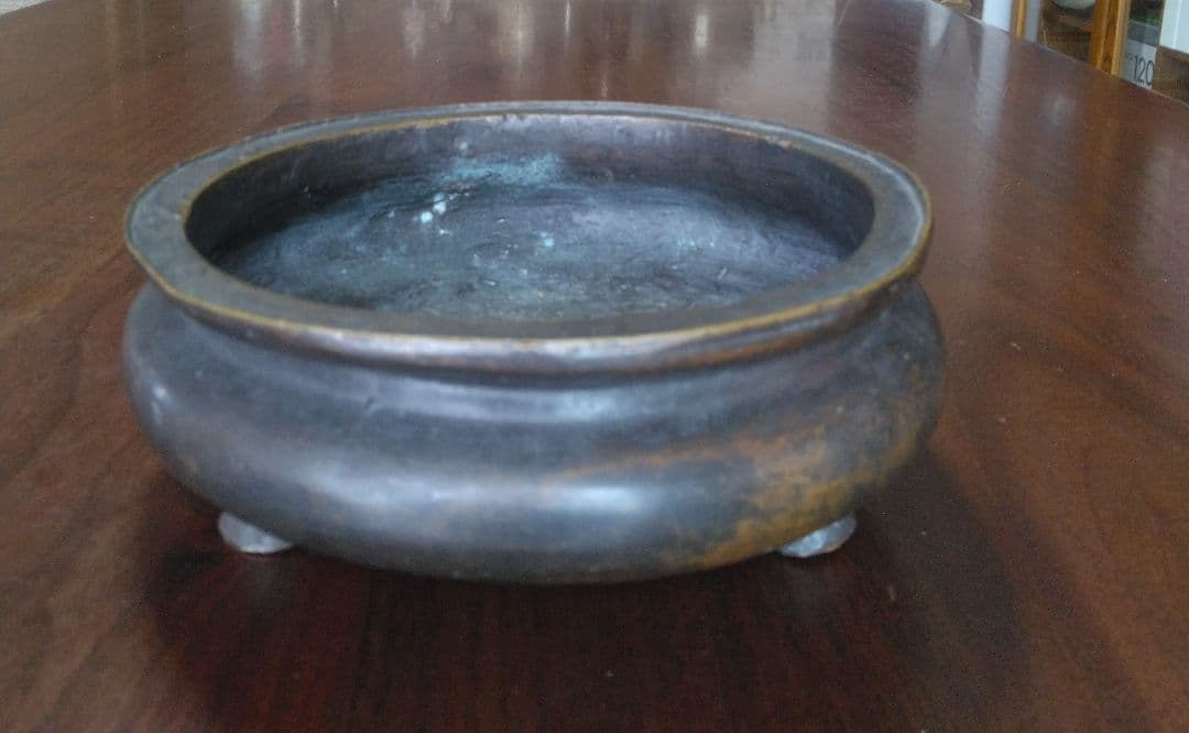 3足銅香炉 家藏珍寶  中国古玩 骨董