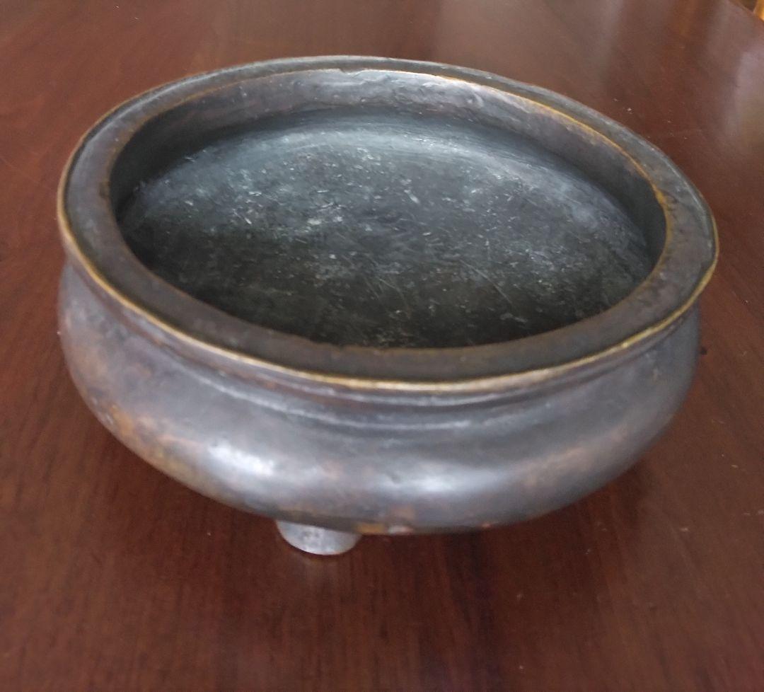 3足銅香炉 家藏珍寶  中国古玩 骨董