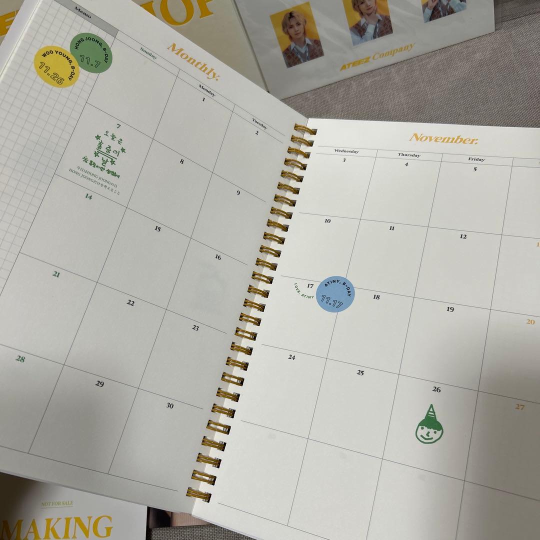 アイドル ATEEZ season's greetings 2020 2021 2022