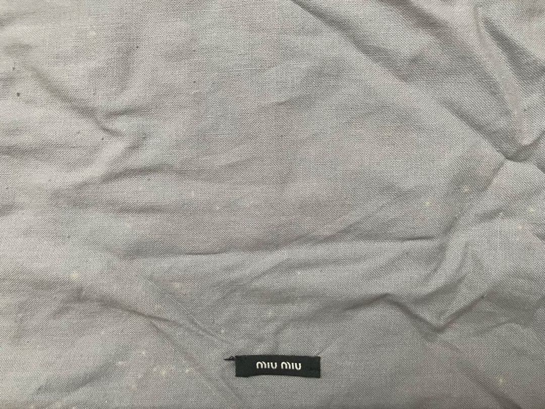 MIUMIU ミュウミュウ リボン レザー ショルダーバッグ 2way ヌバック