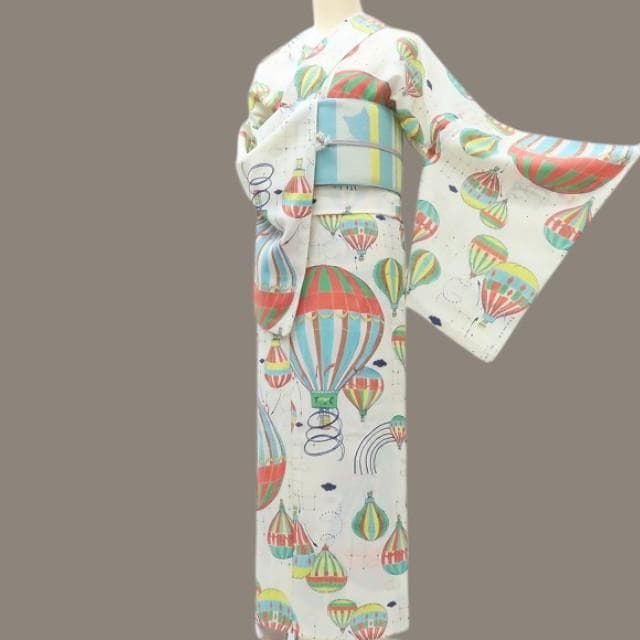 Y3038◆美品 洗える夏着物 tsumori chisato 薄物 浴衣