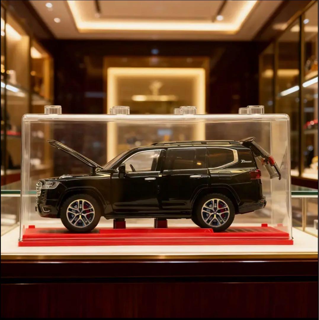 トヨタ ミニカー ホワイト ブラック 2色 1つ ランドクルーザー モデルカー