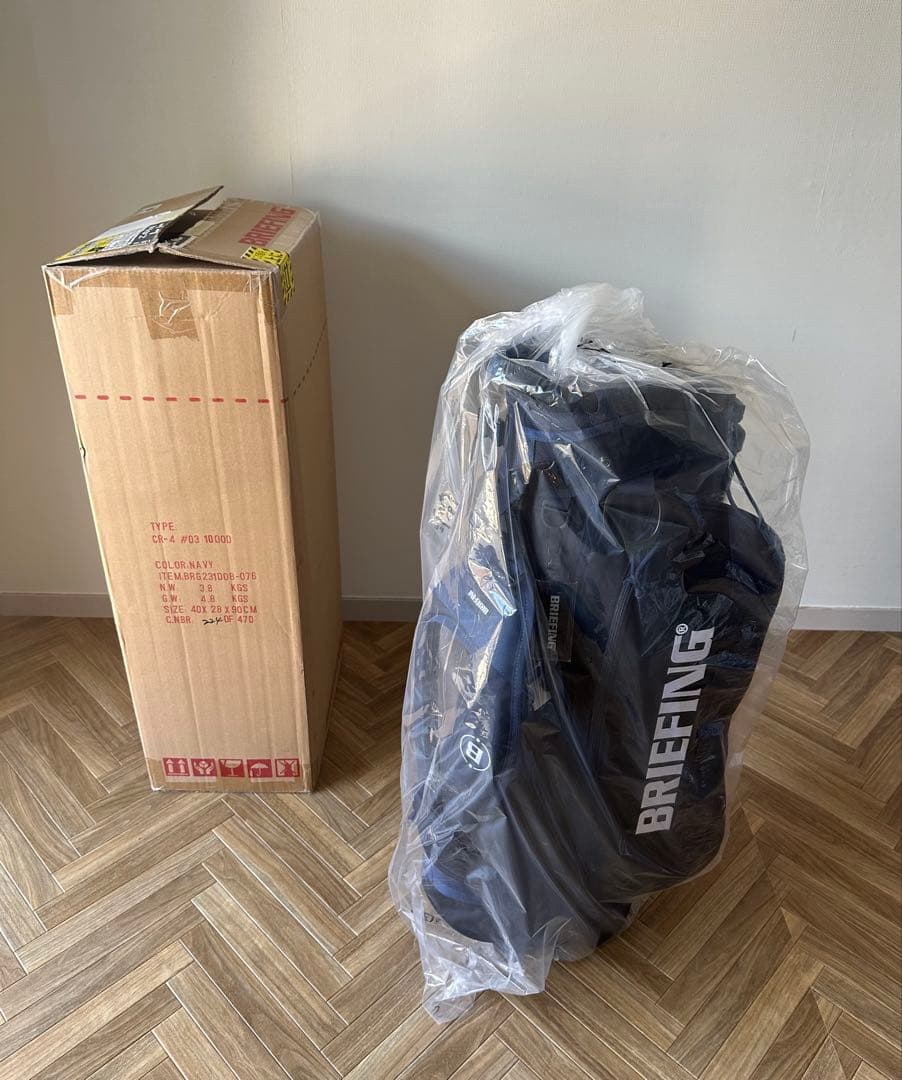 新品正規品CR-4#03 ネイビー キャディバッグ ブリーフィング79,200円