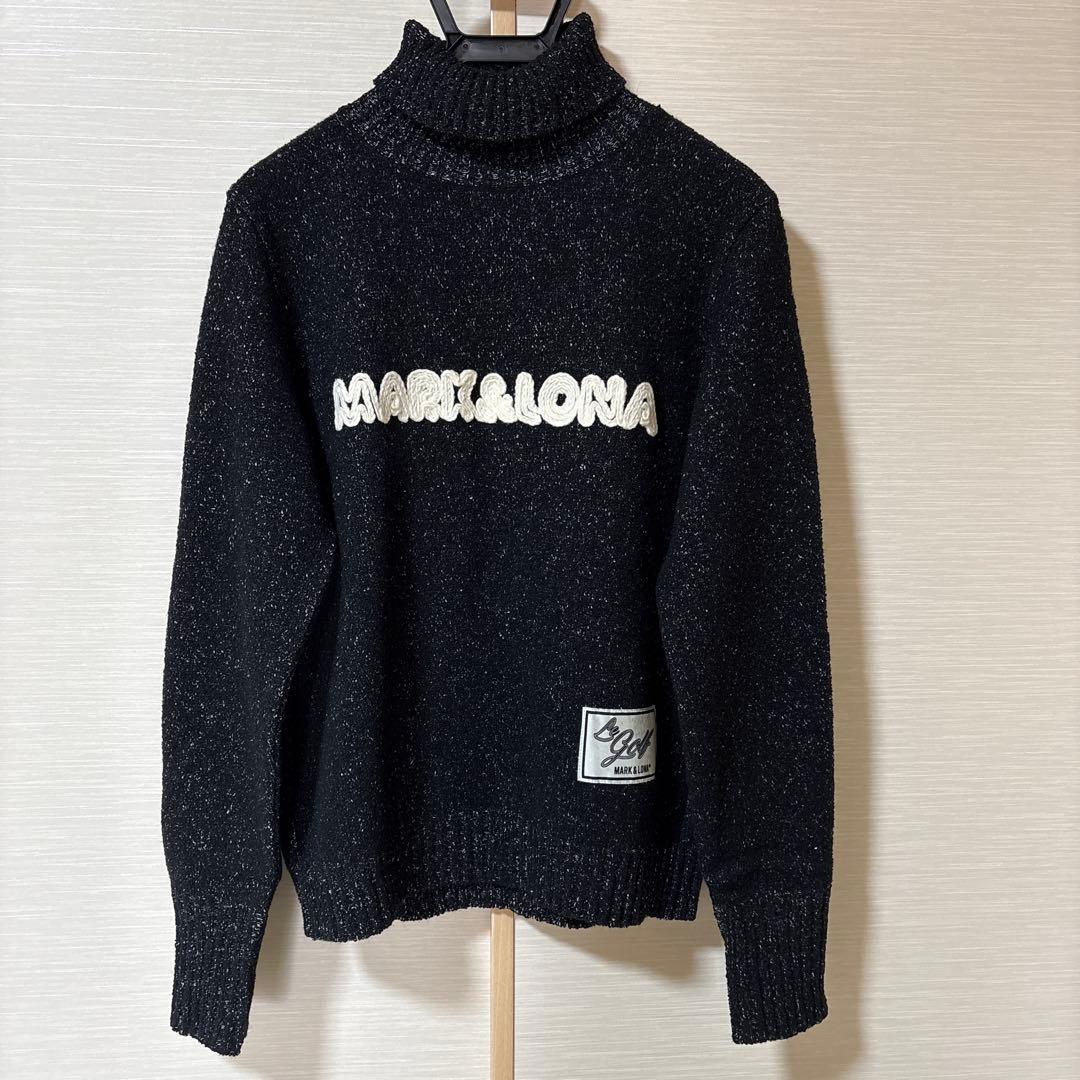 MARK&LONA タートルネックセーター ブラック