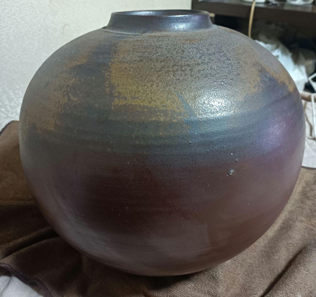 古備前 木村長十郎作 大壺