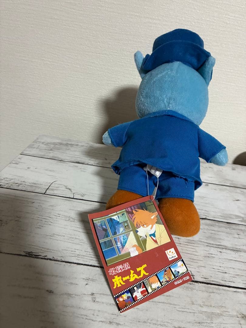 名探偵ホームズ　レストレード警部　ぬいぐるみ　アニメ　宮崎駿