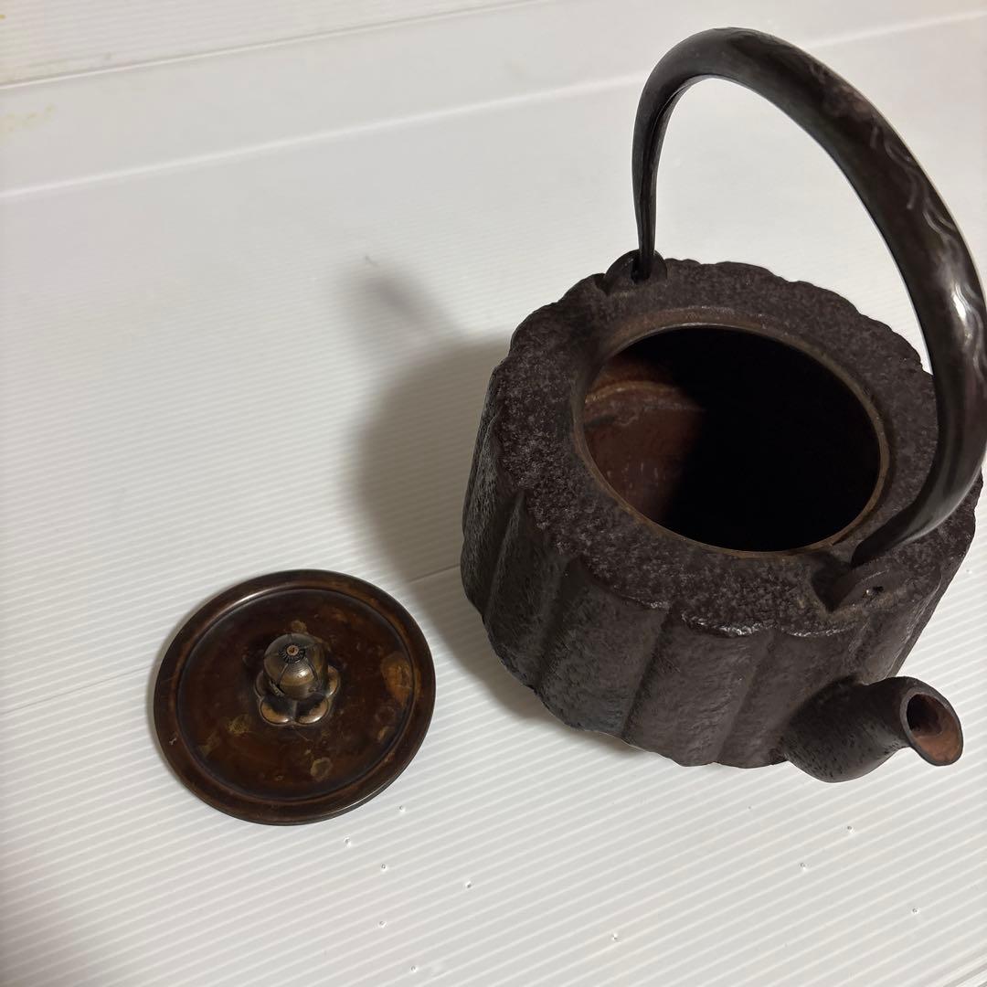 骨董品、茶道具、銀象嵌鉄瓶