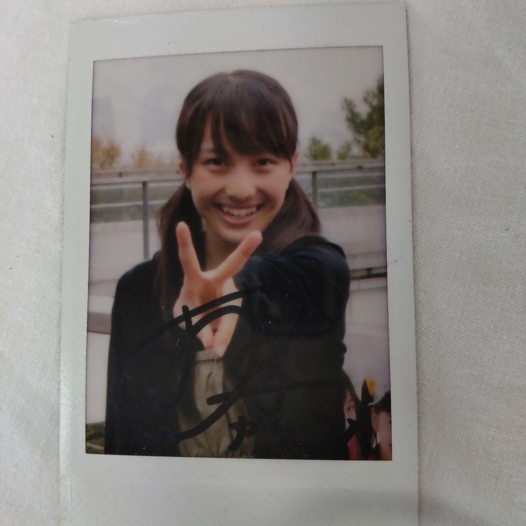 百田夏菜子サインチェキポラロイド写真